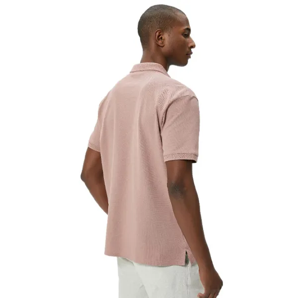 Футболка поло для мужчин Koton BCS Розовый photo 4 Футболка поло для мужчин Koton BCS Розовый photo 4