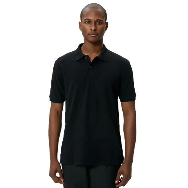 Tricou polo pentru bărbați Koton BCS Black photo 1 Tricou polo pentru bărbați Koton BCS Black photo 1