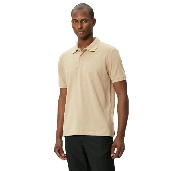Tricou polo pentru bărbați Koton BCS Beige photo 1 Tricou polo pentru bărbați Koton BCS Beige photo 1