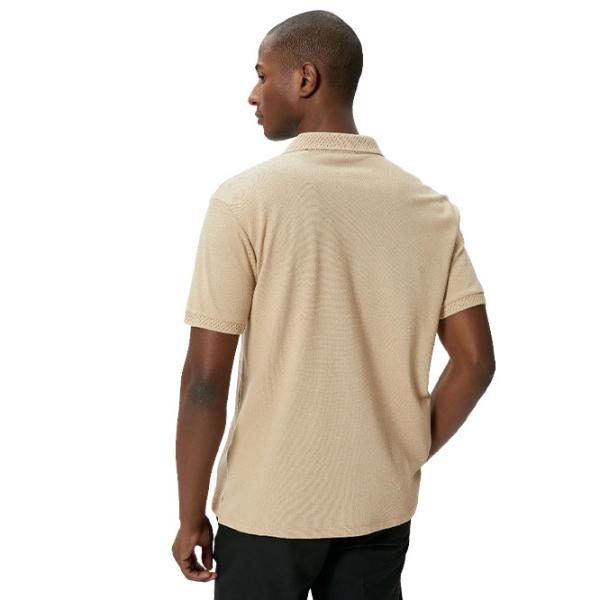 Tricou polo pentru bărbați Koton BCS Beige photo 4 Tricou polo pentru bărbați Koton BCS Beige photo 4