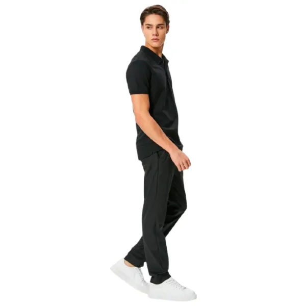 Tricou polo pentru bărbați Koton 4SAM10098MK999 Black photo 5 Tricou polo pentru bărbați Koton 4SAM10098MK999 Black photo 5