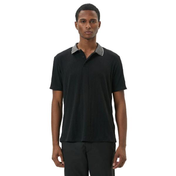 Tricou polo pentru bărbați Koton 4SAM10091MK999 Black photo 1 Tricou polo pentru bărbați Koton 4SAM10091MK999 Black photo 1