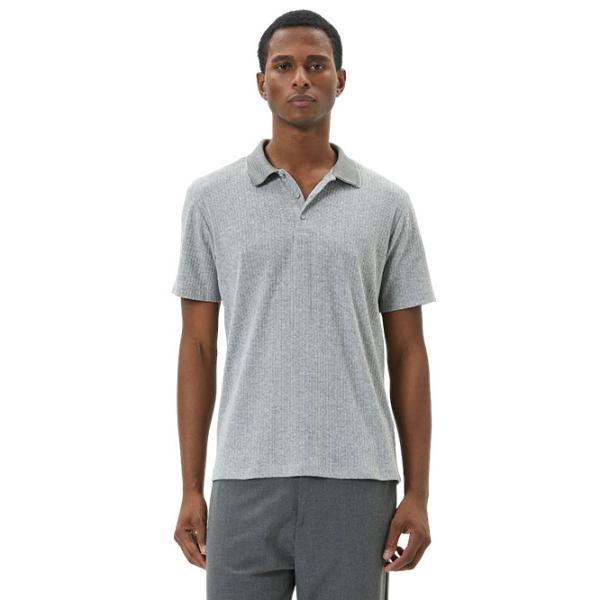 Футболка поло для мужчин Koton 4SAM10091MK031 Grey photo 1
