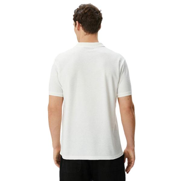 Tricou polo pentru bărbați Koton BCS Ecru photo 4