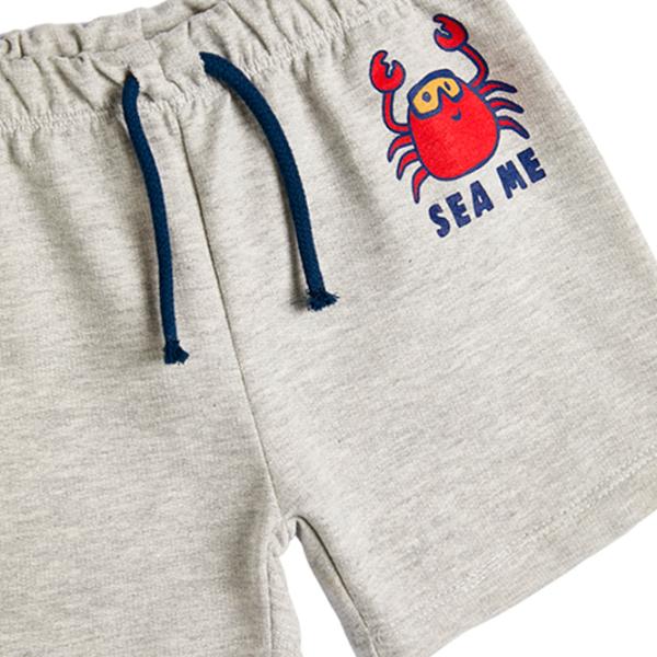 Pantaloni scurți pentru băieți Koton 4SMB40010TK Gray photo 3