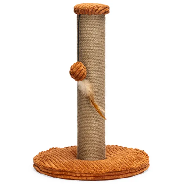 Когтеточка для кошек Beeztees Ribbed Terra Напольная/ Оранжевый photo 1 Когтеточка для кошек Beeztees Ribbed Terra Напольная/ Оранжевый photo 1