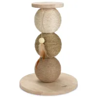 Когтеточка для кошек Beeztees Globes Elio Напольная/ Бежевый