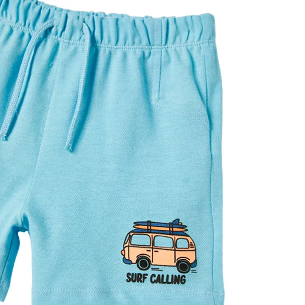 Шорты для мальчиков Koton 4SMB40024TK Светло-синий photo 3