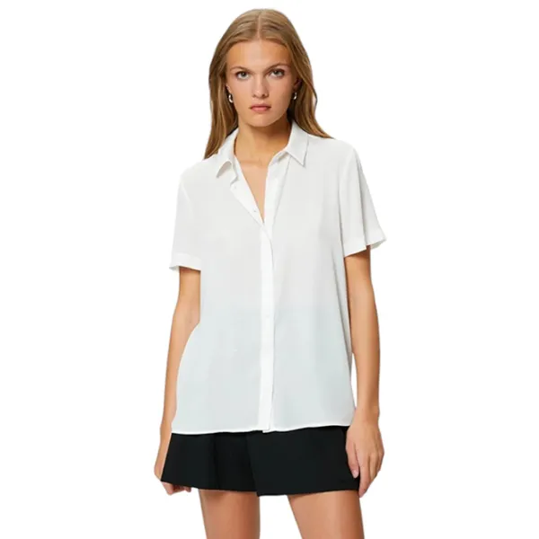 Cămașă pentru femei Koton 4SAK60031UW XXL/ White photo 1