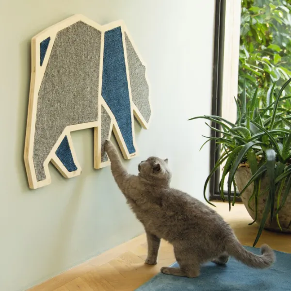 Ansamblu pentru pisici Beeztees Bear De perete/ Blue photo 2 Ansamblu pentru pisici Beeztees Bear De perete/ Blue photo 2