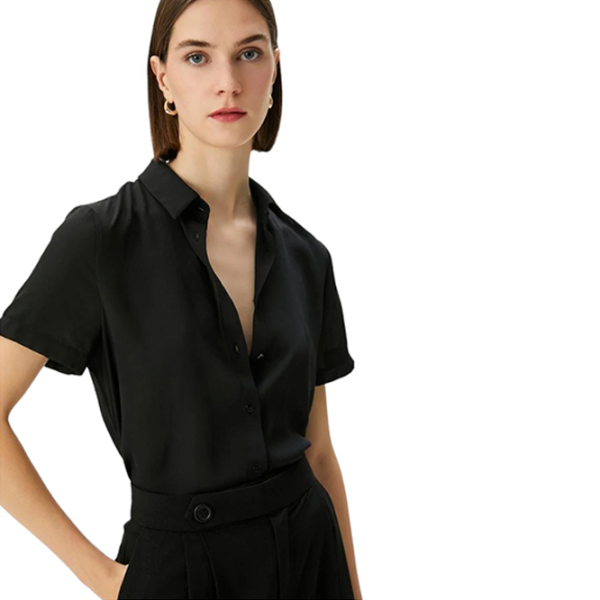 Cămașă pentru femei Koton 4SAK60031UW S/ Black photo 3