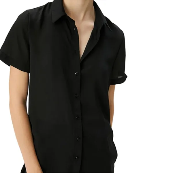 Cămașă pentru femei Koton 4SAK60031UW XXL/ Black photo 5