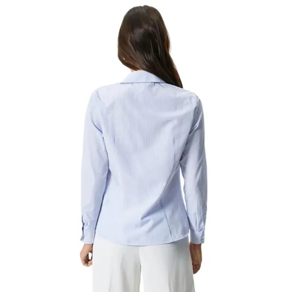 Cămașă pentru femei Koton 4SAK60256UW XXL/ Navy Stripe photo 2 Cămașă pentru femei Koton 4SAK60256UW XXL/ Navy Stripe photo 2