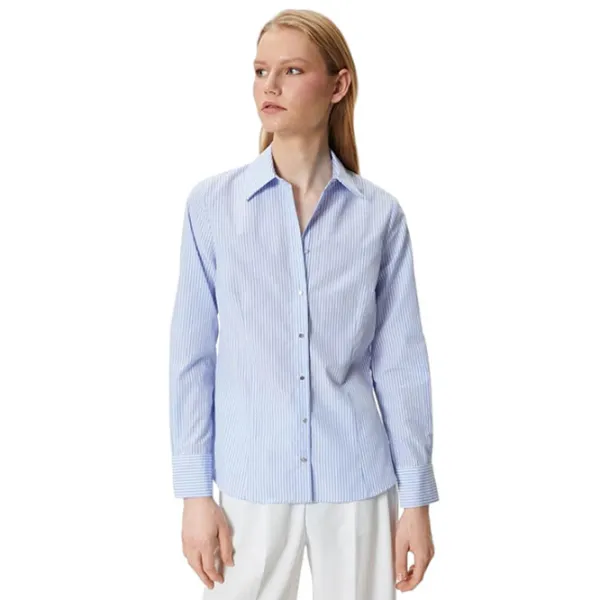 Cămașă pentru femei Koton 4SAK60261UW M/ Blue Stripe photo 1