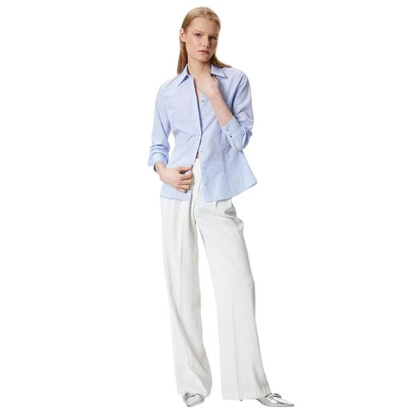 Cămașă pentru femei Koton 4SAK60261UW XXL/ Blue Stripe photo 4 Cămașă pentru femei Koton 4SAK60261UW XXL/ Blue Stripe photo 4