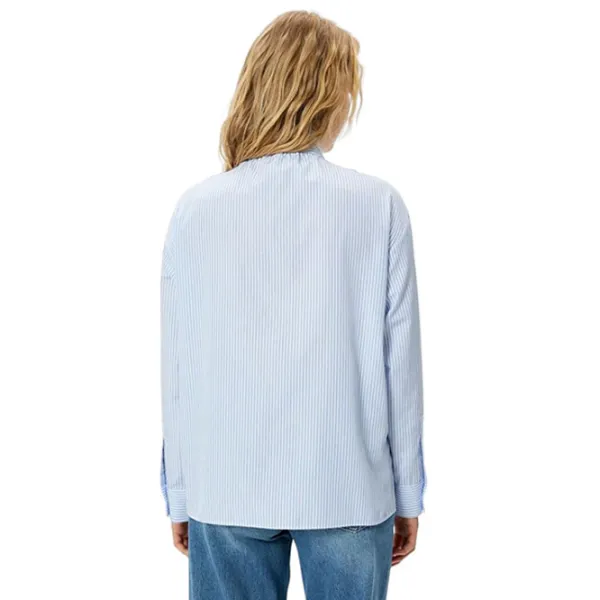 Cămașă pentru femei Koton 4SAK60297PW XL/ Blue Stripe photo 2 Cămașă pentru femei Koton 4SAK60297PW XL/ Blue Stripe photo 2