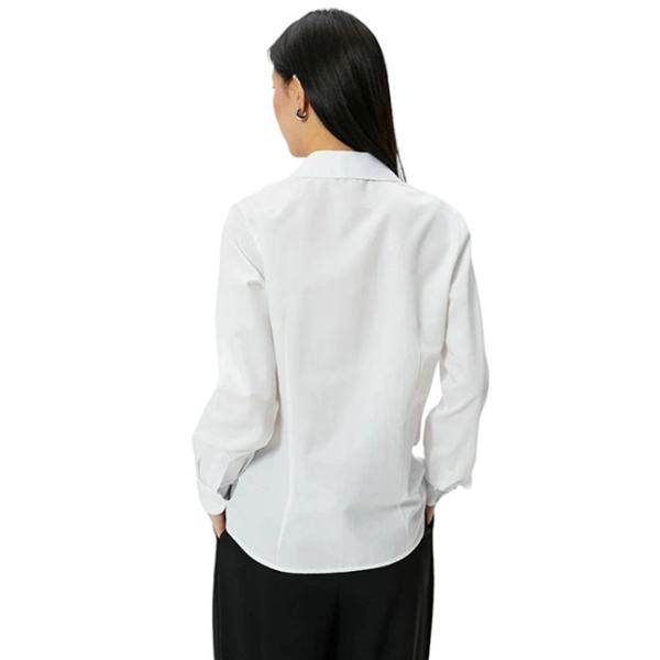 Рубашка для женщин Koton 4SAK60260UW XL/ White photo 2