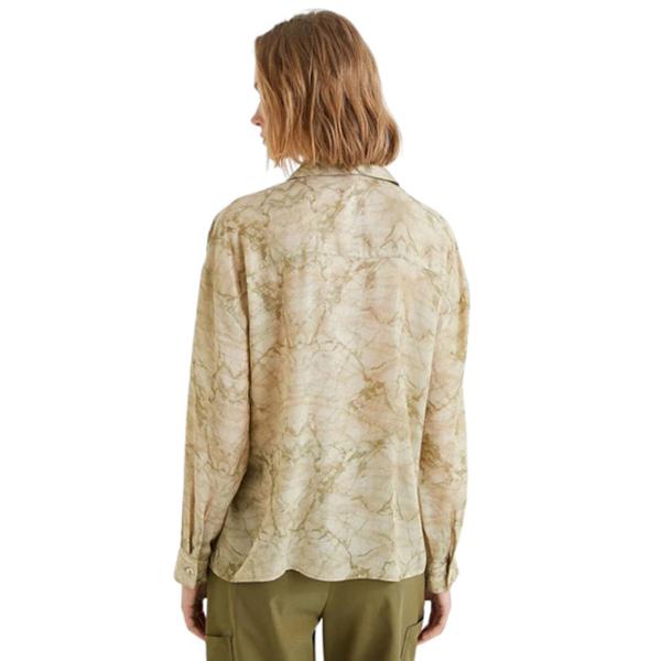 Cămașă pentru femei Koton 4SAK60344PW M/ Khaki Design photo 2 Cămașă pentru femei Koton 4SAK60344PW M/ Khaki Design photo 2