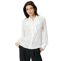 Рубашка для женщин Koton 4SAK60374UW XS/ White