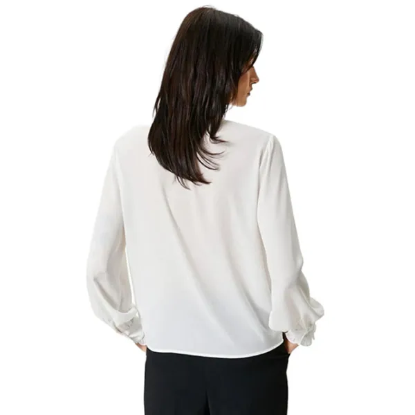 Cămașă pentru femei Koton 4SAK60374UW XS/ White photo 2 Cămașă pentru femei Koton 4SAK60374UW XS/ White photo 2