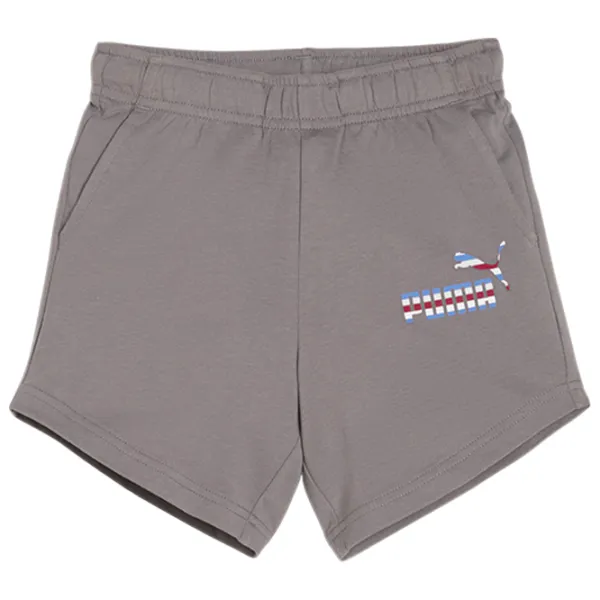 Pantaloni scurți pentru băieți Puma Ess+ Summer Camp Shorts Tr 104/ Gray photo 1 Pantaloni scurți pentru băieți Puma Ess+ Summer Camp Shorts Tr 104/ Gray photo 1