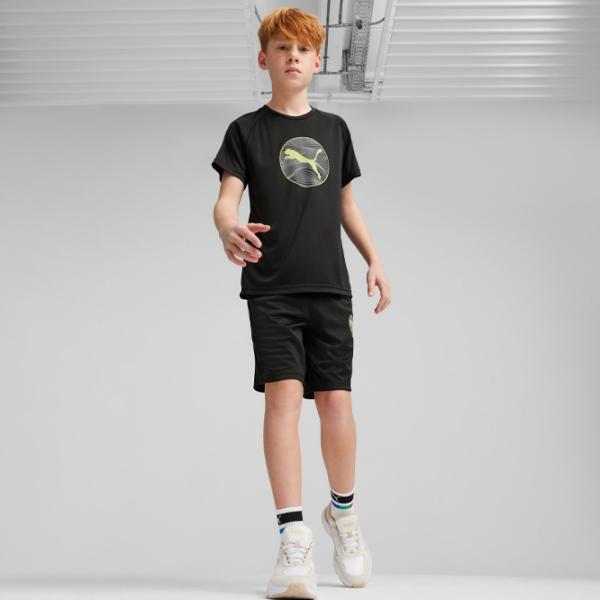 Pantaloni scurți pentru băieți Puma Active Sports Poly Shorts B 176/ Black photo 5 Pantaloni scurți pentru băieți Puma Active Sports Poly Shorts B 176/ Black photo 5