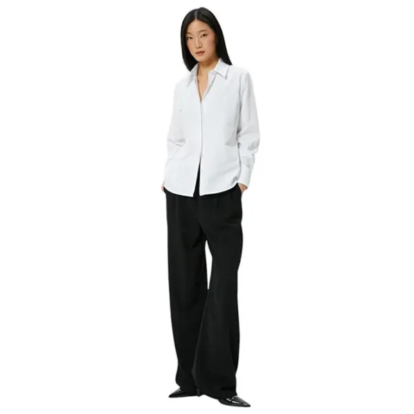 Cămașă pentru femei Koton 4SAK60262UW XL/ White photo 4 Cămașă pentru femei Koton 4SAK60262UW XL/ White photo 4