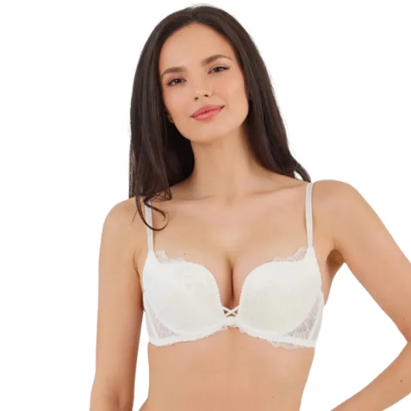 Sutien pentru femei Fantasy 9040 75B/ Ivory/ Push-up photo 2