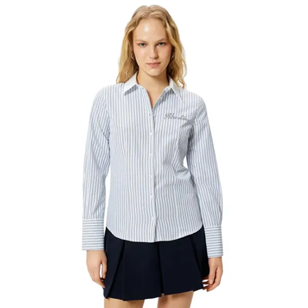 Cămașă pentru femei Koton 4SAK60309UW M/ Blue Stripe photo 1