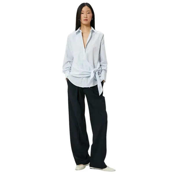 Cămașă pentru femei Koton 4SAK60308UW XXL/ Blue Stripe photo 4 Cămașă pentru femei Koton 4SAK60308UW XXL/ Blue Stripe photo 4
