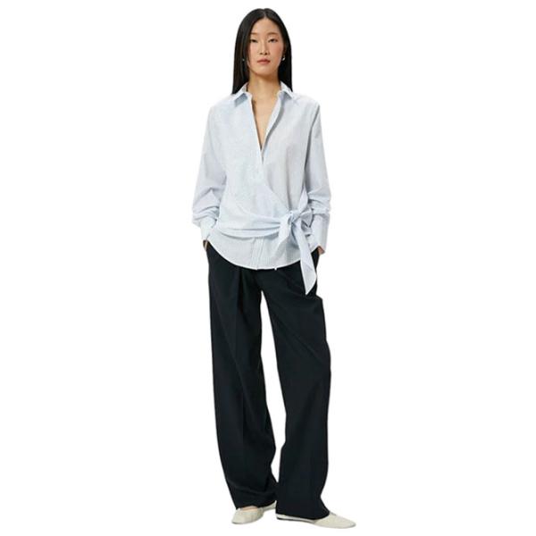 Cămașă pentru femei Koton 4SAK60308UW XXL/ Blue Stripe photo 4 Cămașă pentru femei Koton 4SAK60308UW XXL/ Blue Stripe photo 4