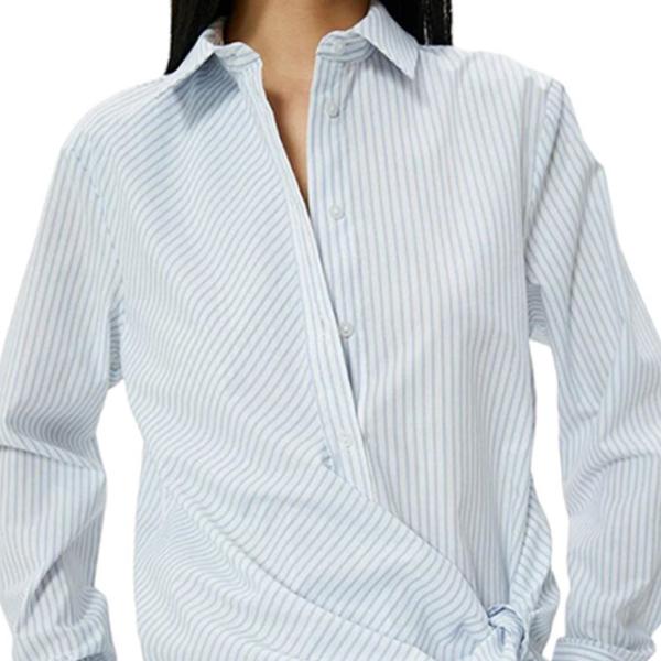 Cămașă pentru femei Koton 4SAK60308UW XXL/ Blue Stripe photo 5 Cămașă pentru femei Koton 4SAK60308UW XXL/ Blue Stripe photo 5