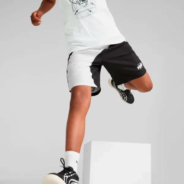 Шорты для мальчиков Puma Basketball Clyde Shorts B 152/ Черный photo 3 Шорты для мальчиков Puma Basketball Clyde Shorts B 152/ Черный photo 3