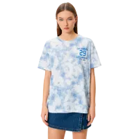 Tricou pentru femei Koton 4SAL10220IK 100% bumbac/ Blue