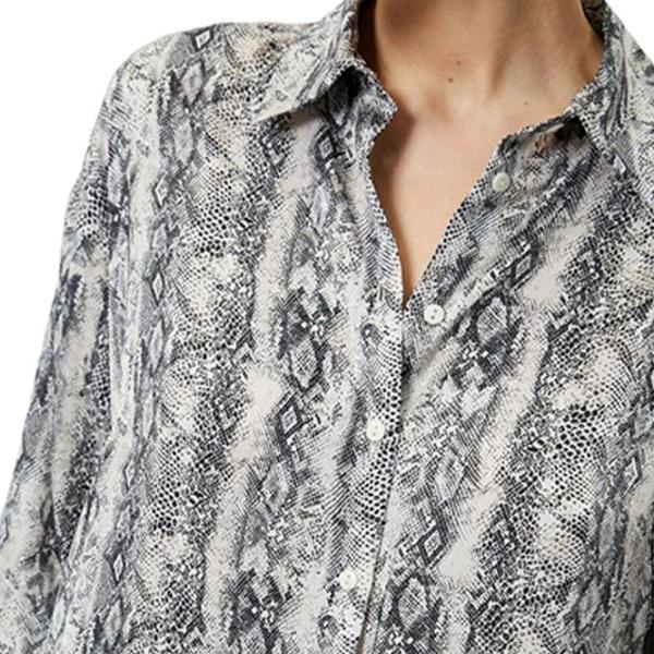 Cămașă pentru femei Koton 4SAK60243UW M/ Black Pattern photo 5 Cămașă pentru femei Koton 4SAK60243UW M/ Black Pattern photo 5