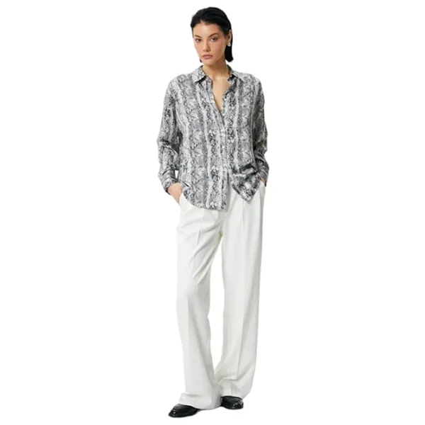 Cămașă pentru femei Koton 4SAK60243UW XXL/ Black Pattern photo 4 Cămașă pentru femei Koton 4SAK60243UW XXL/ Black Pattern photo 4