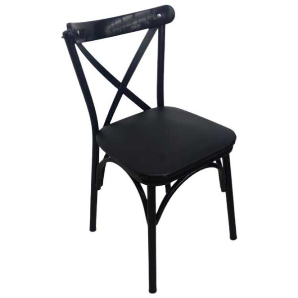 Scaun de bucătărie Necoline Ekol Lemn/ Black Black photo 1