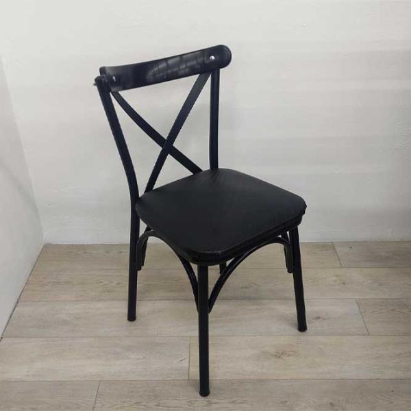 Scaun de bucătărie Necoline Ekol Lemn/ Black Black photo 3