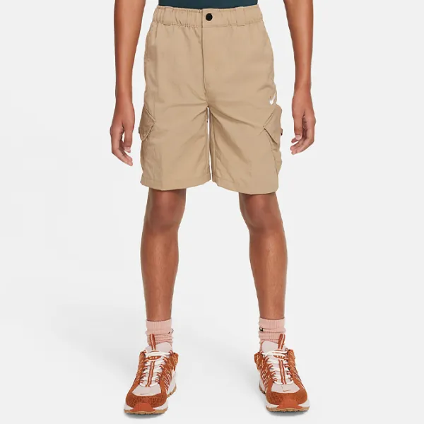 Pantaloni scurți pentru băieți Nike K Outdoor Play Woven Cargo Shorts Beige photo 3 Pantaloni scurți pentru băieți Nike K Outdoor Play Woven Cargo Shorts Beige photo 3