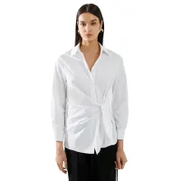 Cămașă pentru femei Koton 4SAK60196UW M/ White