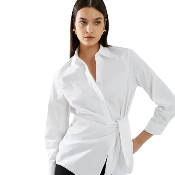Cămașă pentru femei Koton 4SAK60196UW 4XL/ White photo 3
