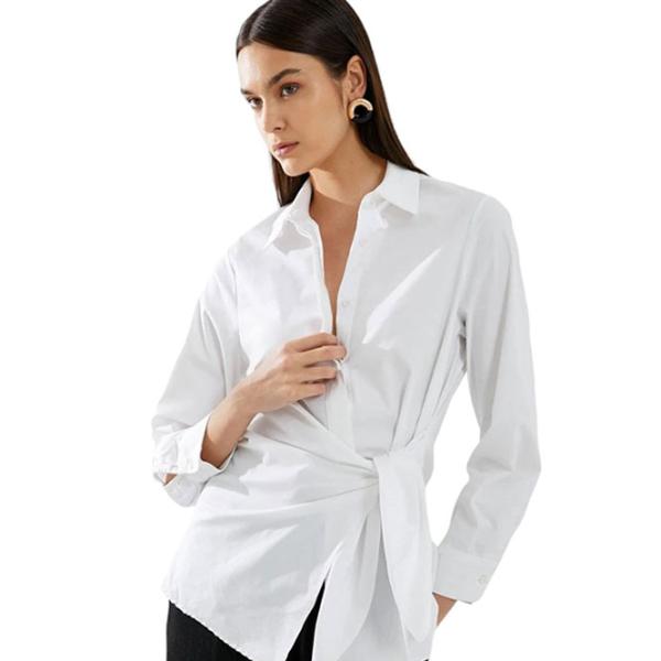 Cămașă pentru femei Koton 4SAK60196UW 4XL/ White photo 4