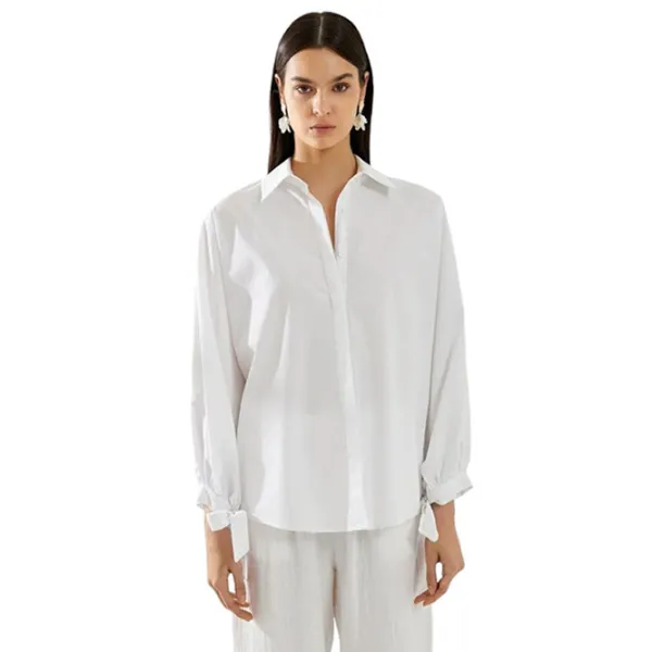 Cămașă pentru femei Koton 4SAK60273UW 3XL/ White photo 1