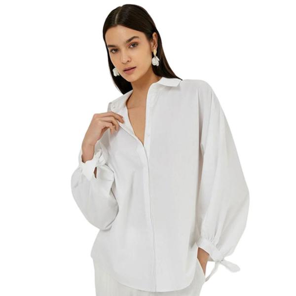 Cămașă pentru femei Koton 4SAK60273UW 3XL/ White photo 3