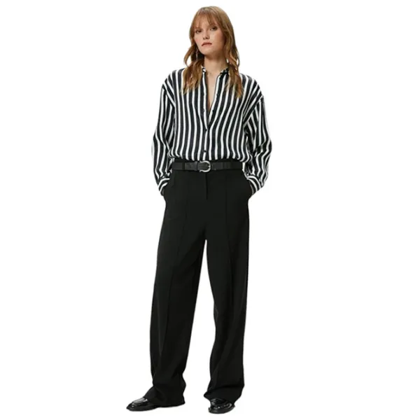 Cămașă pentru femei Koton 4SAK60008UW L/ Black photo 4