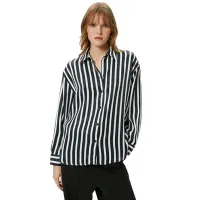 Cămașă pentru femei Koton 4SAK60008UW XXL/ Black
