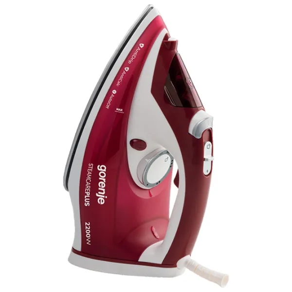 Fier de călcat Gorenje SICH2200RBC Clasic / 2200 W / Red photo 2 Fier de călcat Gorenje SICH2200RBC Clasic / 2200 W / Red photo 2