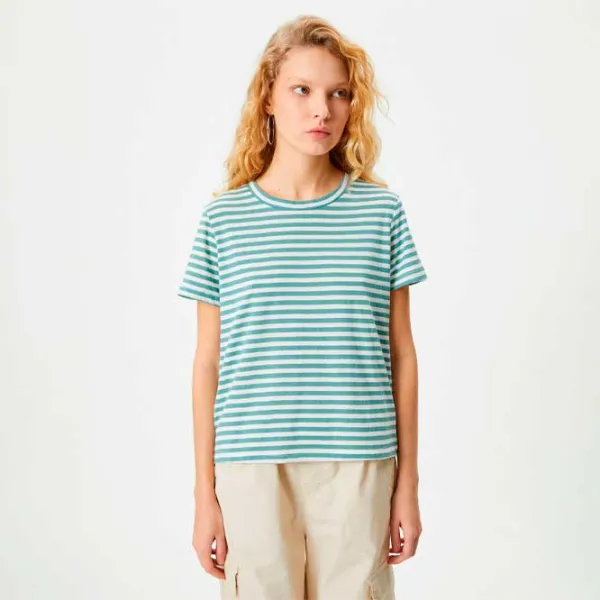 Tricou pentru femei Koton 4SAL10066IK 35% vâscoză/ Green photo 2