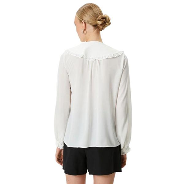 Cămașă pentru femei Koton 4SAK60019UW L/ White photo 2 Cămașă pentru femei Koton 4SAK60019UW L/ White photo 2