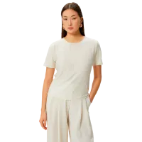 Футболка для женщин Koton 4SAK50019EK 97% полиэстeр/ Бежевый